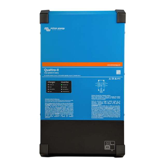 Victron Energy Quattro-II - 24/3000 - 70-50/50 - 2X 120V One Size - Victron Energy