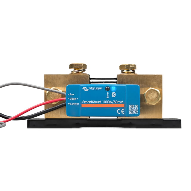 Victron Energy SmartShunt 1000A/50MV IP65 Bluetooth Battery Monitor One Size - Victron Energy