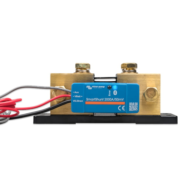 Victron Energy SmartShunt 2000A/50MV IP65 Bluetooth Battery Monitor One Size - Victron Energy
