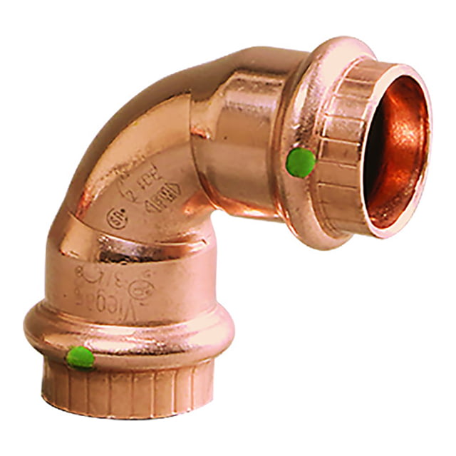 Viega ProPress 1in - 90 degrees Copper Elbow - Double Press Connection - Smart Connect Technology