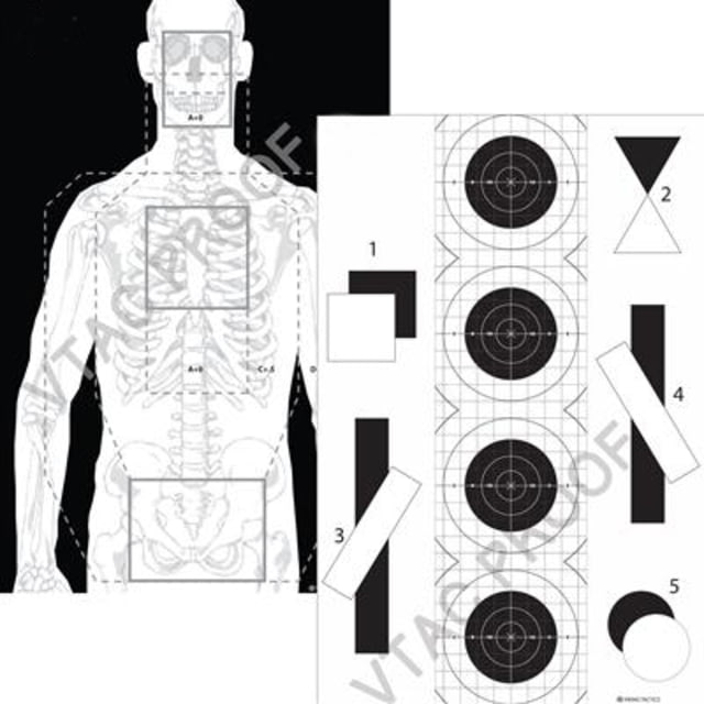Viking Tactics VTAC DOUBLE SIDED TACTICAL TARGET 100 - Viking Tactics