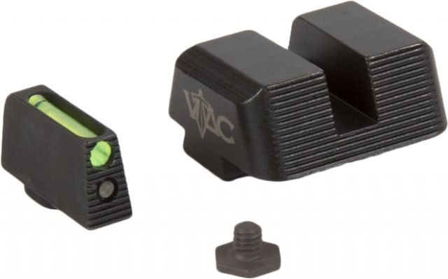 Viking Tactics VTAC Glock Sights Fiber Front/Steel Rear Red Front Black Rear - Viking Tactics