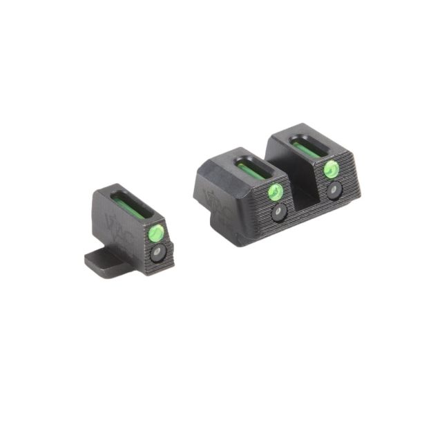 Viking Tactics VTAC Sig Sauer Sights Fiber Front / Steel Rear - F6R8 - Viking Tactics