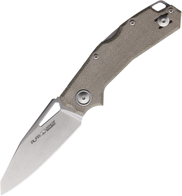Viper Alfa Lockback Green Micarta