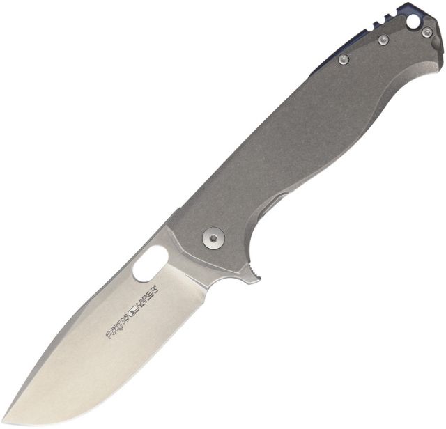 Viper Fortis Stonewash Folding Knife Titanium V TI