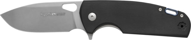 Viper Kyomi Black G10 Folding Knife 4.25in Closed 3.25in Stonewash CPM-20CV SS Blade Black G10 Handle
