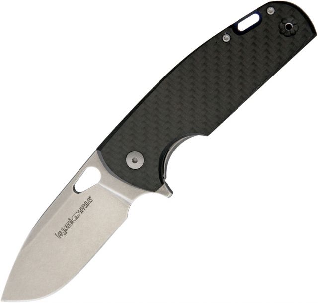 Viper Kyomi Stonewash Folding Knife Carbon Fiber V  FC - Viper