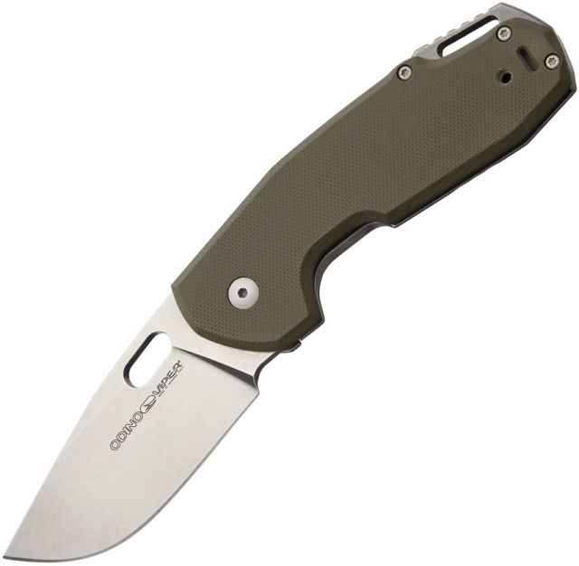 Viper Odino N690 Bohler Stonewashed Folding Knife Green V  GG - Viper