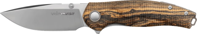 Viper Vale Bocote Folding Knife 4.13in Closed 3in Satin CPM Magnacut SS Blade Sculpted Bocote Wood Handle - Viper