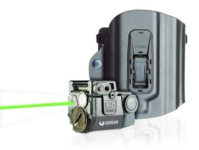 Viridian C5L Universal Sub-Compact ECR Green Laser w/ Tactical Light Glock 17/19/22/23 - Viridian Weapon Technologies