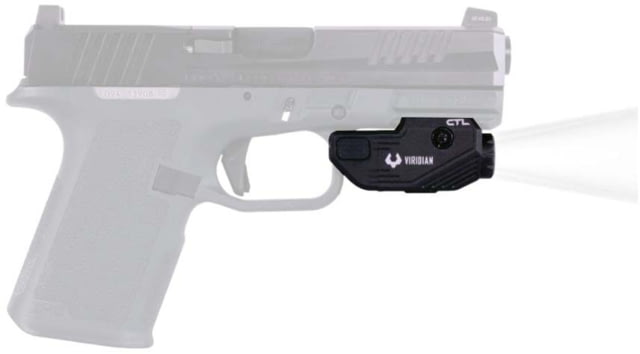Viridian Weapon Technologies CTL Custom 580 Lumens LED Tactical Light w/ INSTANT-ON & SafeCharge Power Bank Black Ruger RXM Lithium Ion - Viridian Weapon Technologies