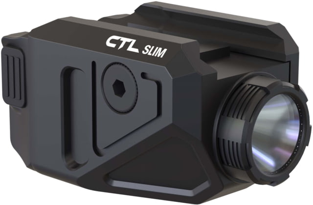 Viridian Weapon Technologies CTL Slim 600 Lumen Tactical Light w/ Rechargeable Battery INSTANT-ON and SafeCharge Power Bank Black