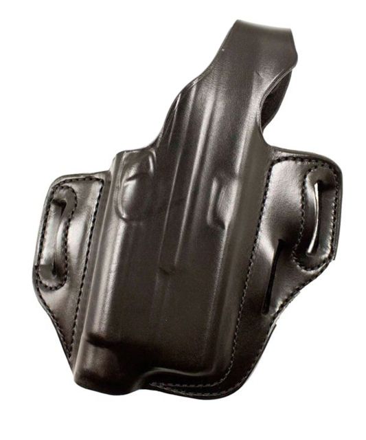 Viridian Weapon Technologies Tac Lite Leather OWB Holster G17 w/ X5L Left Hand Black - Viridian Weapon Technologies