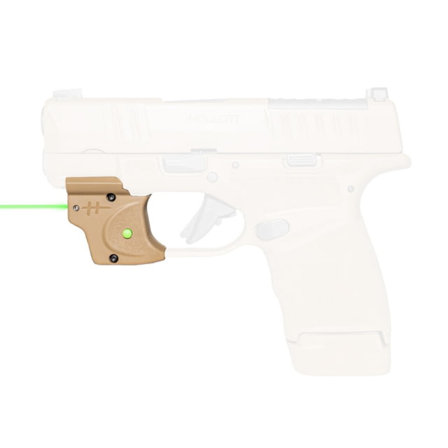 Viridian Weapon Technologies E-Series Laser Sight Green Laser Springfield Hellcat Flat Dark Earth - Viridian