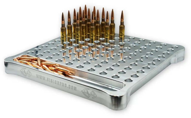 Vision Products Aluminum Reloading Block 308 Bolt Face 100x Raw Aluminum - Vision Products