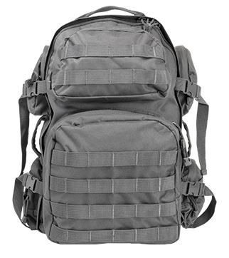 Vism  Series Tactical Backpack with Ballistic Soft Panel-Rectangle Cut 10in X12in Urban Gray - Vism