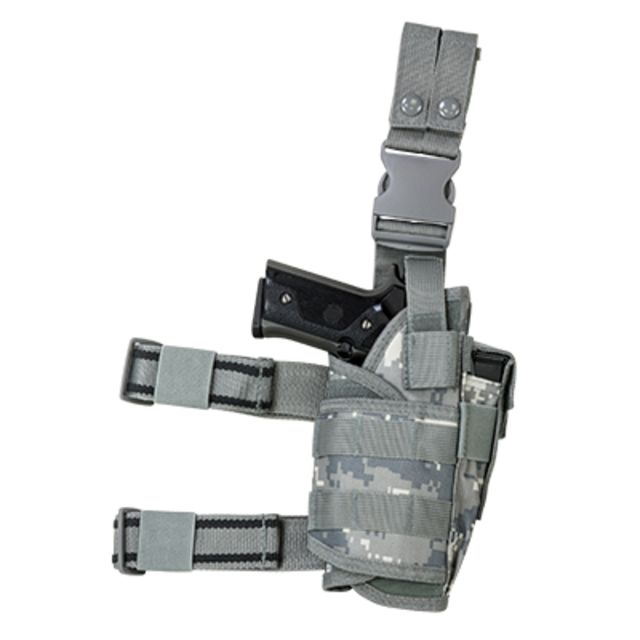 VISM  Tactical Drop Leg Adjustable Holster Digital Camo - Vism