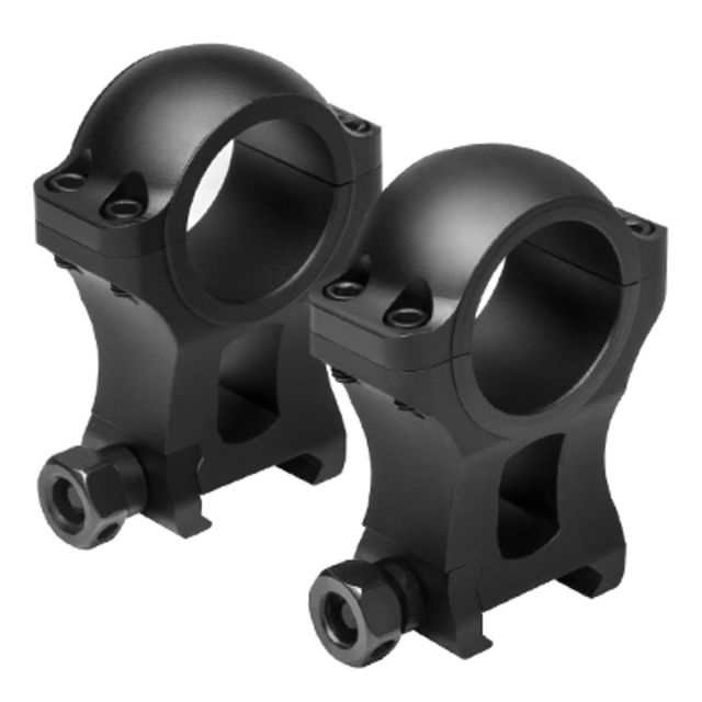 VISM 30mm Hunter Rifle Scope Rings/1.5In Height Black - Vism