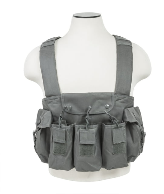 VISM AK Chest Rig Urban Gray 10.5in. W x 1.5in. H x 13.5in. D 196646 - Vism