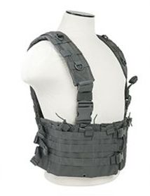 VISM AR Chest Rig Urban Gray 11in. W x 2in. H x 19in. D 196635 - Vism