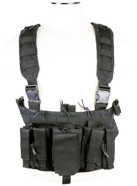 VISM AR & Pistol Mags Chest Rig Black - Vism