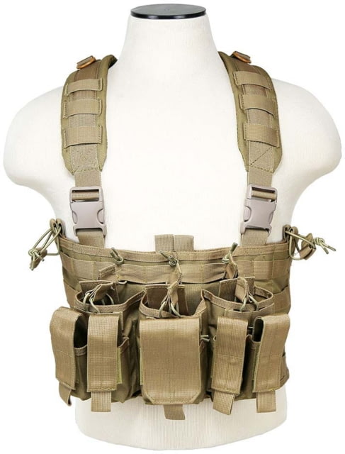 VISM AR & Pistol Mags Chest Rig Tan - Vism