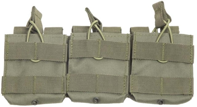 VISM AR10/ M1A/ FAL Triple Mag Pouch Green - Vism