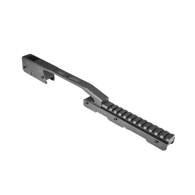 Vism BlastAR Carry Handle Mount Black w/0.5in Picatinny Rail Riser - Vism
