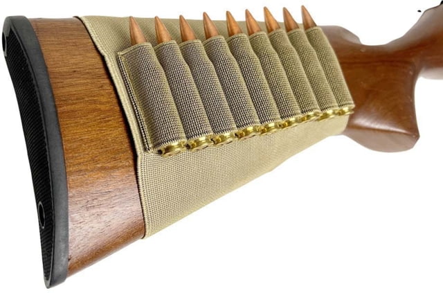 VISM ButtStock Rifle Cartridge Holder Tan - Vism