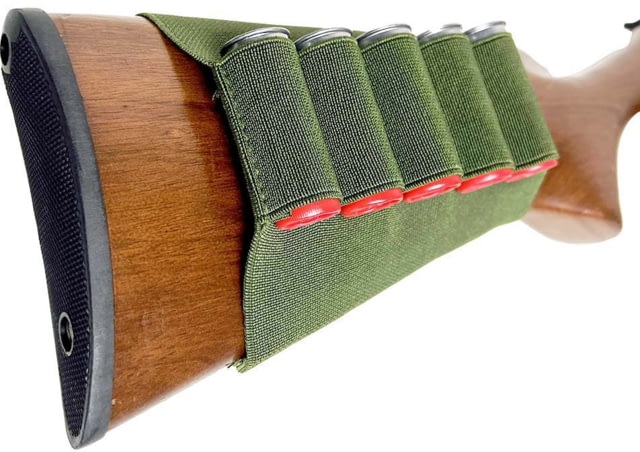 VISM ButtStock Shot Shell Holder Green - Vism