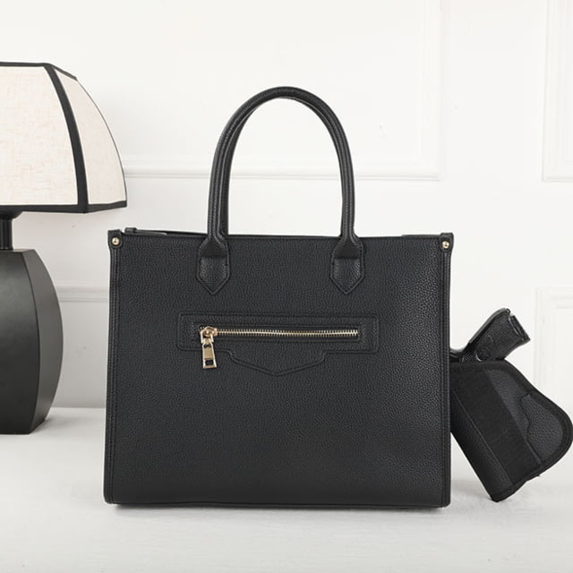 VISM  PU Leather Purse Black - Vism