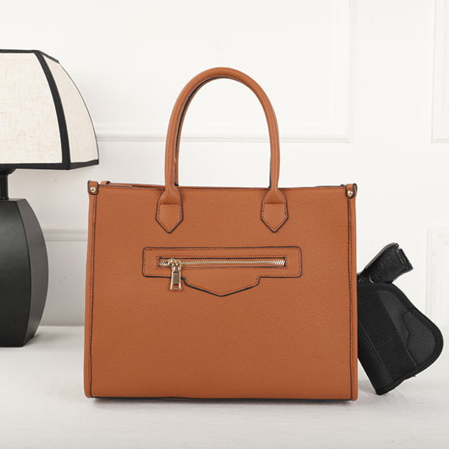 VISM  PU Leather Purse Brown - Vism