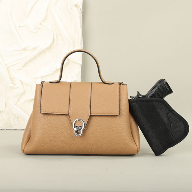 VISM  PU Leather Purse Tan - Vism