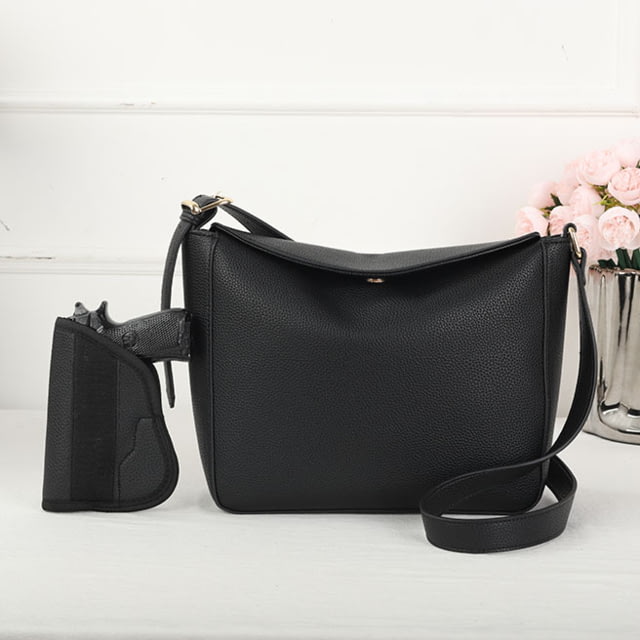 VISM  PU Leather Purse Black - Vism