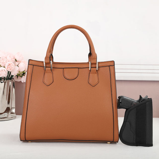 VISM  PU Leather Purse Brown - Vism