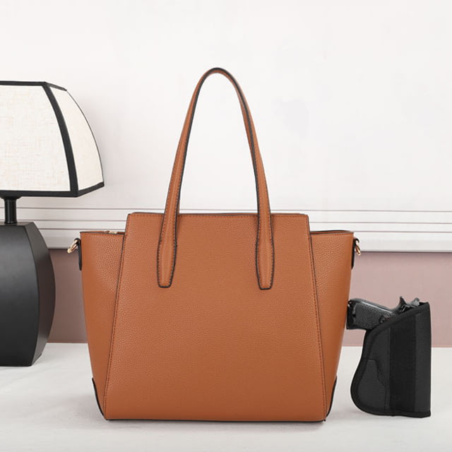 VISM  PU Leather Purse Brown - Vism