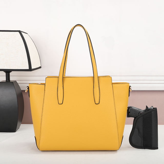 VISM  PU Leather Purse Yellow - Vism