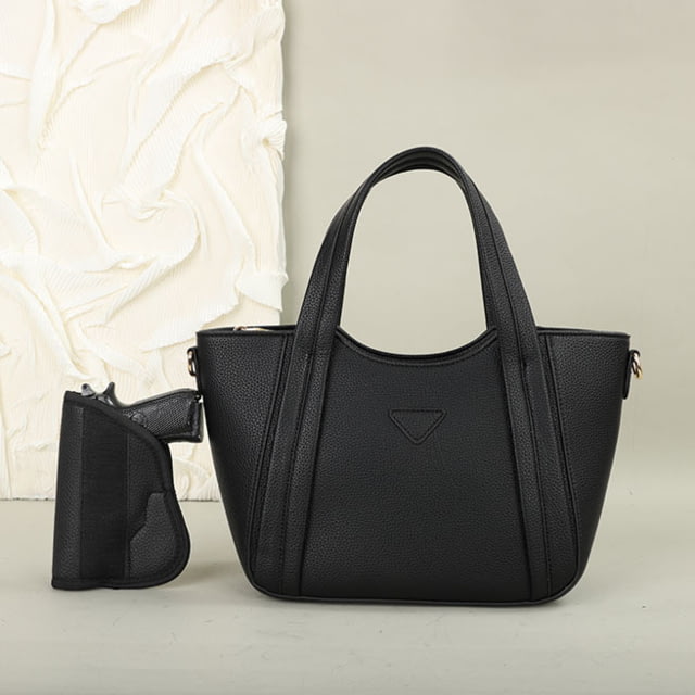 VISM  PU Leather Purse Black - Vism