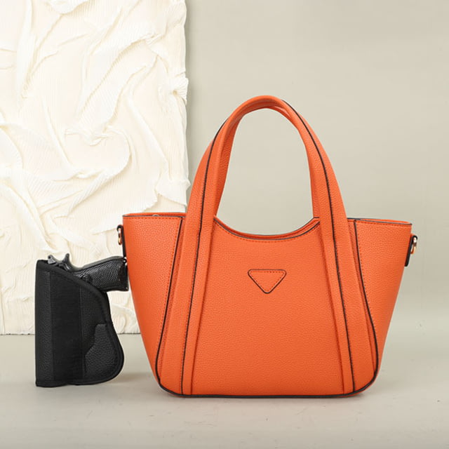 VISM  PU Leather Purse Orange - Vism