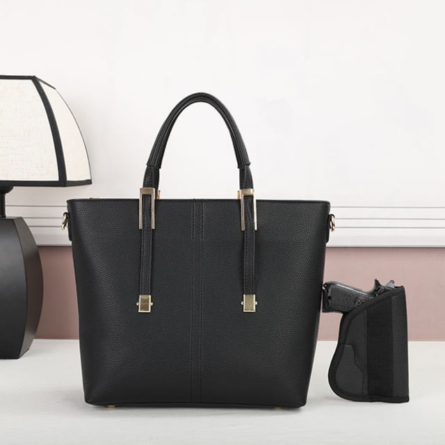 VISM  PU Leather Purse Black - Vism
