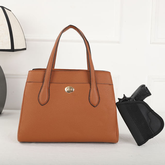 VISM  PU Leather Purse Brown - Vism