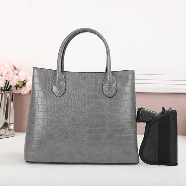 VISM  PU Leather Purse Grey - Vism