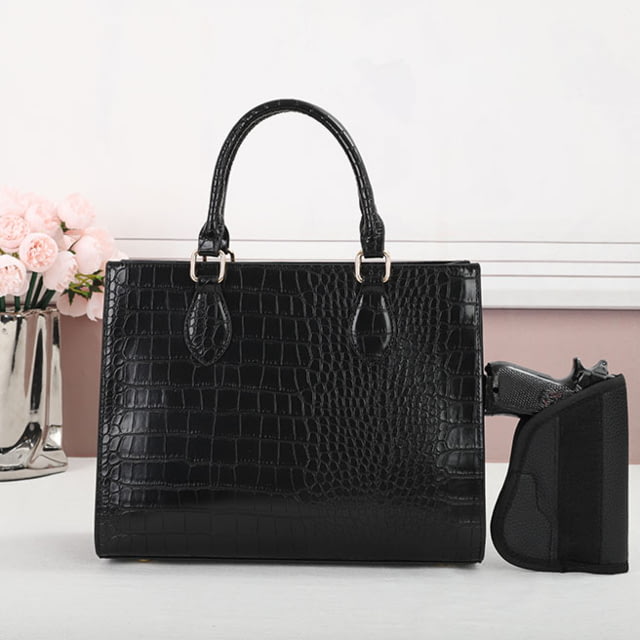 VISM  PU Leather Purse Black - Vism
