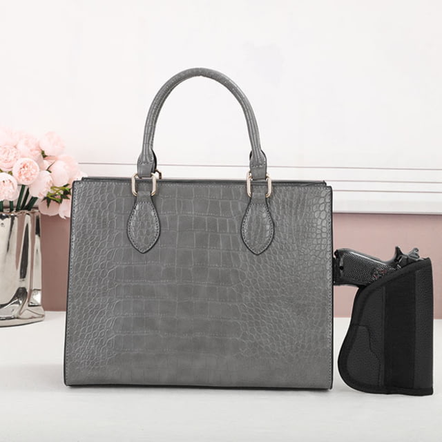 VISM  PU Leather Purse Grey - Vism
