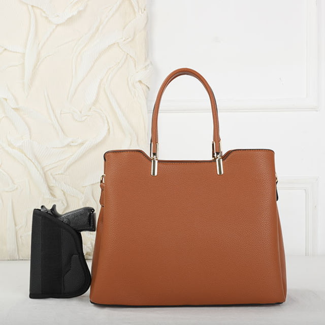 VISM  PU Leather Purse Brown - Vism