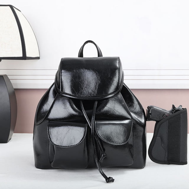 VISM  PU Daypack Black - Vism