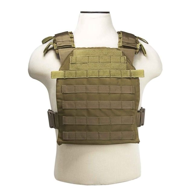 Vism By Ncstar Fast Plate Carrier for 10x12in Plates Tan - Vism