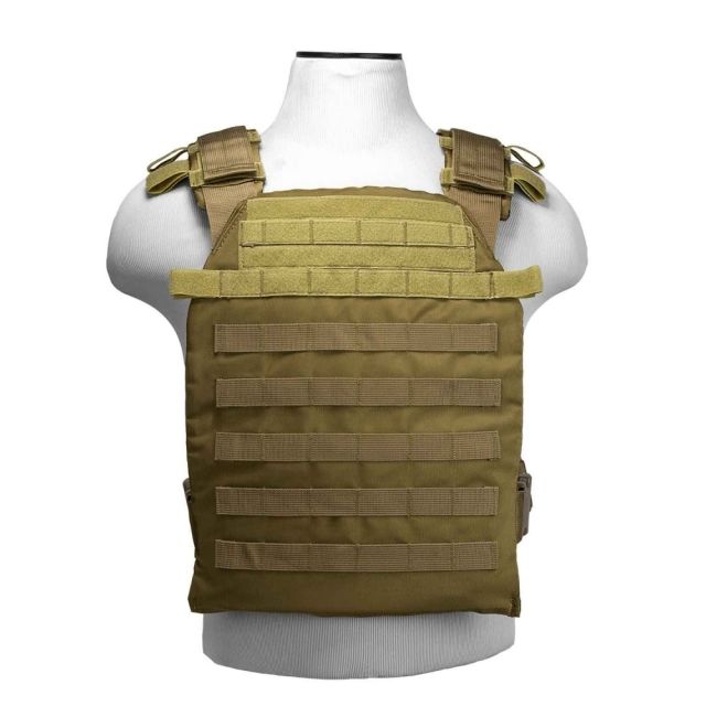 Vism By Ncstar Fast Plate Carrier for 11x14in Plates Tan - Vism