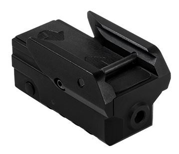 Vism Compact Pistol Green Laser with Strobe Black