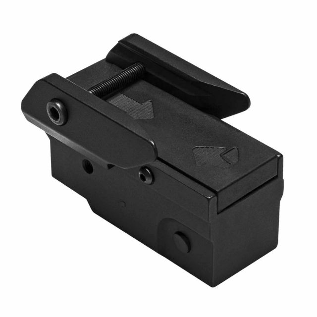 Vism Compact Pistol Red Laser W/Keymod Rail Black - Vism